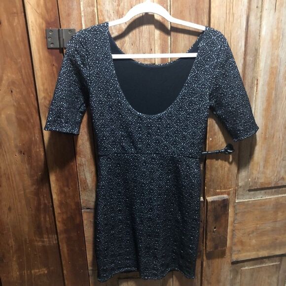 FREE PEOPLE SCOOP BACK BODYCON DRESS-S - Picture 4 of 7